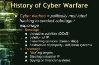 Constituents of cyber warfare