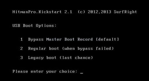 hitmanpro-kickstart-usb-boot-options