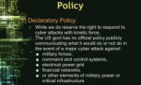 Hurdle 1: declaratory policy