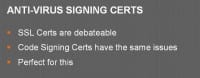 Certs-related idea
