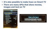 Hoax on Smart TV
