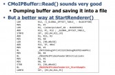 ReadBuffer sounds always good