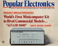 Altair 8800 advertised in Popular Electronics