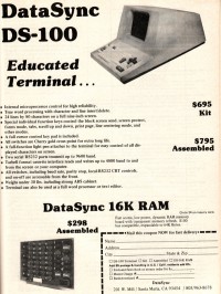 DataSync DS-100 terminal