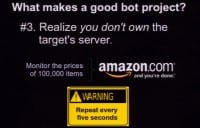 You don’t own the target’s server