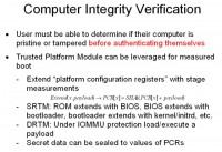 Verifying PC integrity before authentication