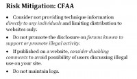 More precautions regarding the CFAA