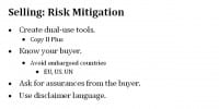 Selling exploits - risk mitigation