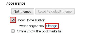 Perform transactions under Appearance section