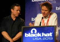 Brian Krebs and Matthew Prince polemicizing at Black Hat