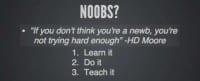 We’re all noobs