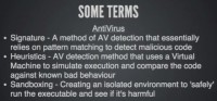 Some AV terms defined