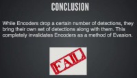Takeaway on using encoders
