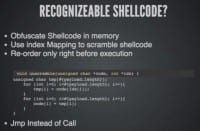 Scrambling the shellcode