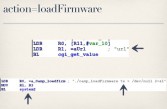 The loadFirmware action