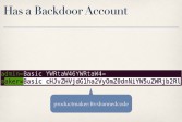 Backdoor account