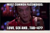 Giving popular passwords a shot