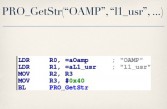 Oamp and L1_usr functions passed