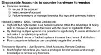 Facts on disposable accounts