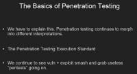 A few facts on pentesting