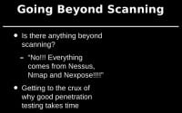 It’s not only about scanning