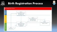 Flowchart of birth registration