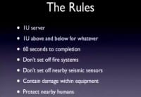 The rules to follow