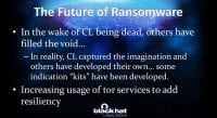 Likely evolution of ransomware