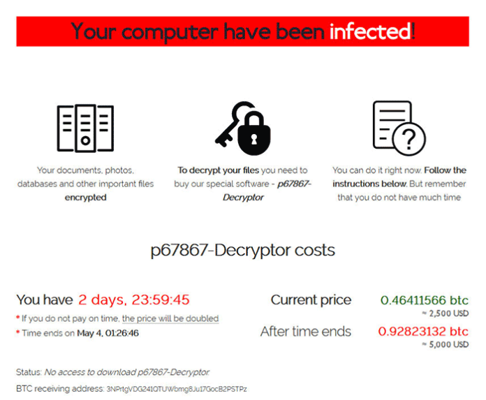 Sodinokibi ransomware: Tor website with ransom steps