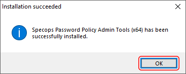 Admin Tools successfully installed