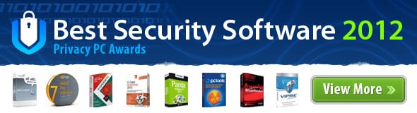Best Security Software 2012 – Privacy PC Awards