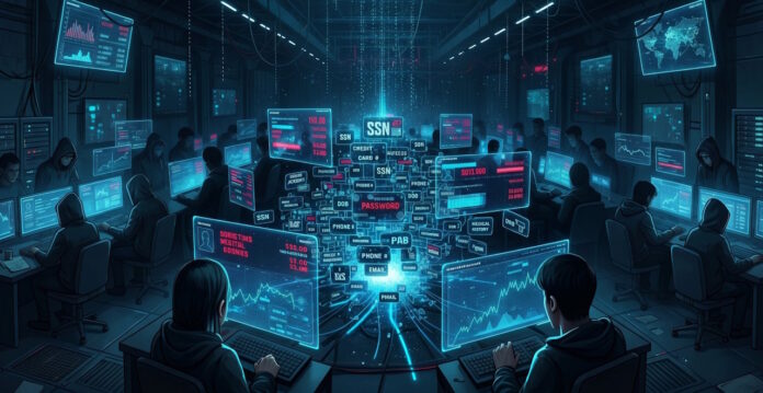 how hackers sell your stolen data